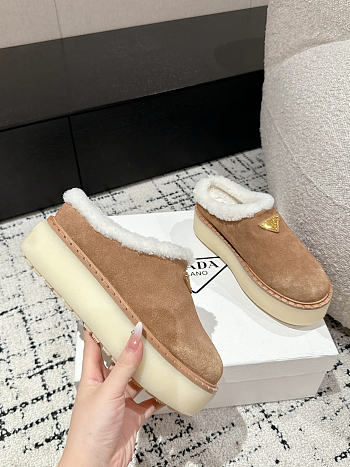 Prada 50mm enamel-logo mules 