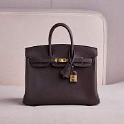 Hermes Birkin 25 Ebene color bag size 25cm - 4