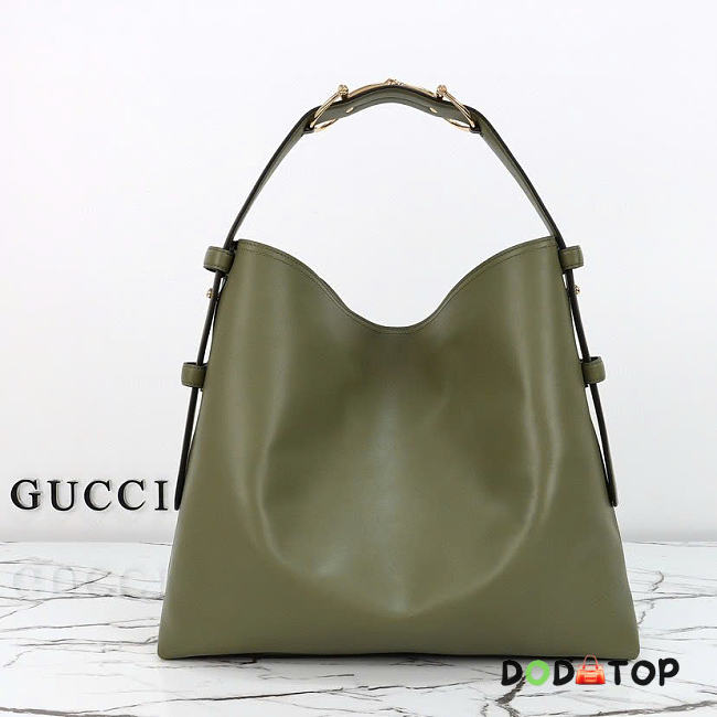 Gucci Beatrix Large Tote Bag green bag size 40x36x12cm - 1