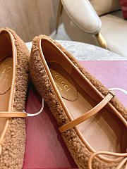 Women's Gucci Horsebit ballet flat brown - 3