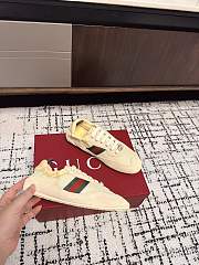 Gucci Shift sneakers for women yellow - 3