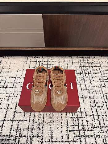 Gucci Shift sneakers for women brown