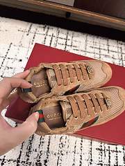 Gucci Shift sneakers for women brown - 3