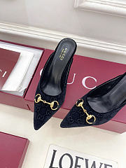 Gucci Women's mule with Horsebit black - AA - 2