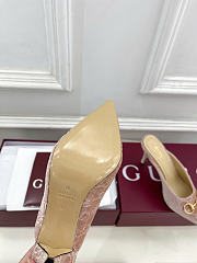 Gucci Women's mule with Horsebit pink  - 5