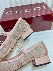 Gucci Women's GG crystal ballet flat  - 3