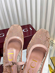 Gucci Women's GG crystal ballet flat  - 2