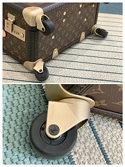 Louis Vuitton Rolling Trunk Monogram Luggage Bag Size 39x 55x21cm  - 2
