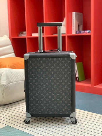 Louis Vuitton Rolling Trunk Monogram Luggage Bag black Size 39x 55x21cm