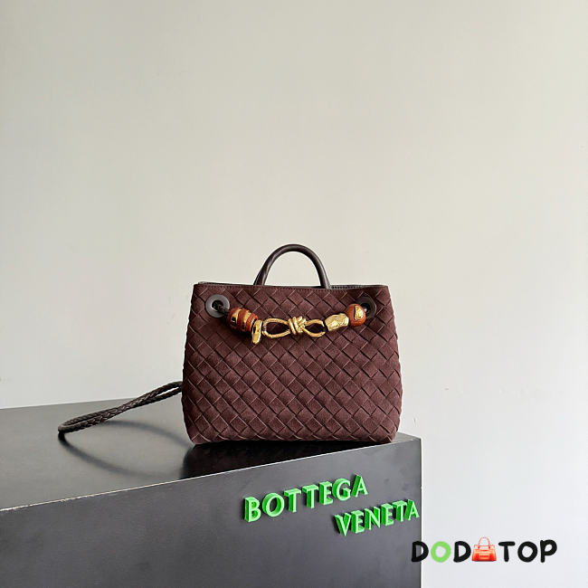 Small Andiamo Bottega Veneta red bag size 25x22x10.5cm - 1