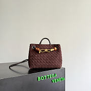 Small Andiamo Bottega Veneta red bag size 25x22x10.5cm - 1