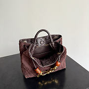 Small Andiamo Bottega Veneta red bag size 25x22x10.5cm - 6