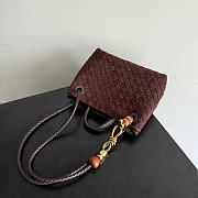 Small Andiamo Bottega Veneta red bag size 25x22x10.5cm - 4
