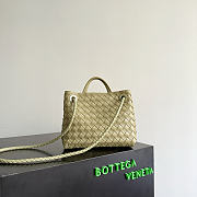 Small Andiamo Bottega Veneta green bag size 25x22x10.5cm - 4