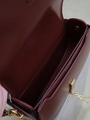 Saint Laurent Voltaire Shoulder dark red Size 24x15x5cm - 6