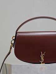 Saint Laurent Voltaire Shoulder dark red Size 24x15x5cm - 4