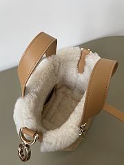 DiorAlps Small Dior Toujours Vertical Tote Bag brown Size 13 x 12x15cm - 2