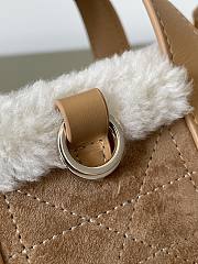 DiorAlps Small Dior Toujours Vertical Tote Bag brown Size 13 x 12x15cm - 3