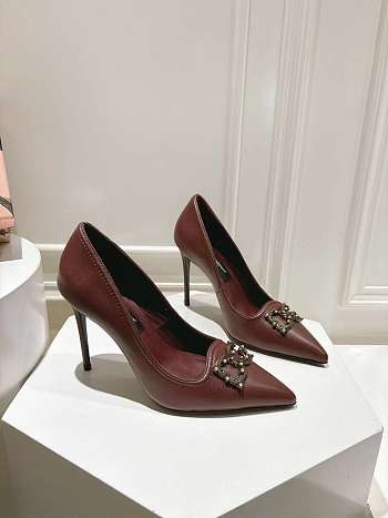 Dolcegabbana heels brown 10cm