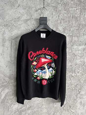 Casablanca mushroom-emblem sweater Men
