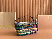 Miu Miu Crochet Multicolor Pouch Bag size 25.5x14x10cm - 4