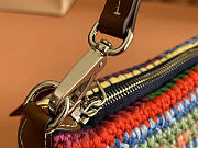 Miu Miu Crochet Multicolor Pouch Bag size 25.5x14x10cm - 2