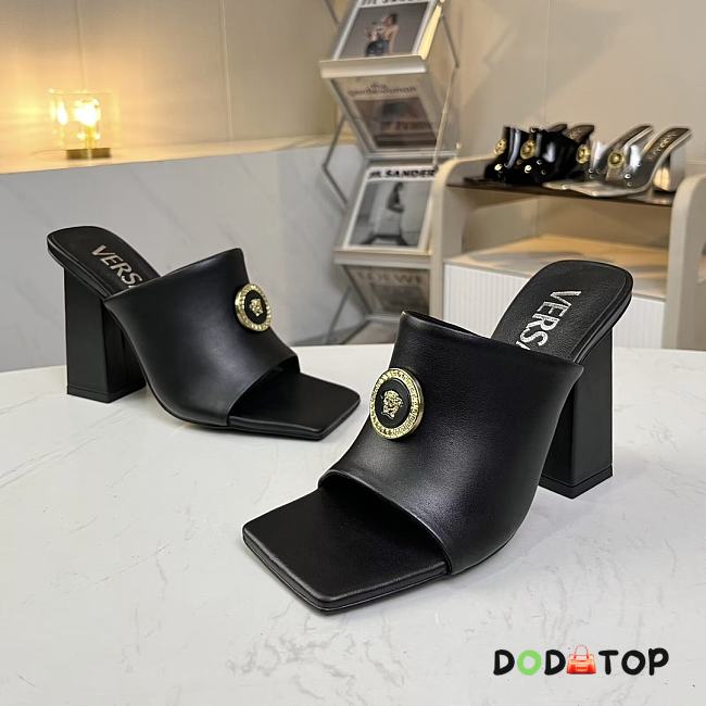 Versace La Medusa  Sandals in Leather - 6cm and 9.5cm - 1