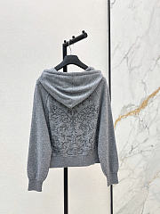 Dior Hooded Zipped Cardigan  - 6