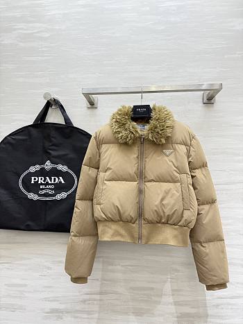 Prada down jacket beige