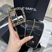 chanel belt black 4cm - 6