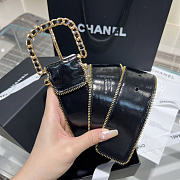 chanel belt black 4cm - 3