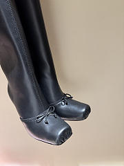 Christian Louboutin  Cassia Nodo Botta 100 mm Boots - Shiny calf leather - Black - Women - 6