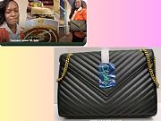 YSL College Bag black size 31x22x7.5cm Code Patrice (25% off) - 1