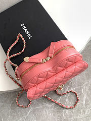 Chanel heart bag pink size 18x16.5x6.5cm - 5