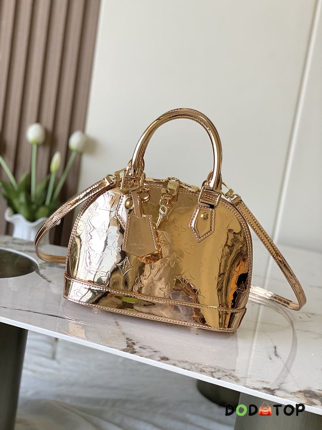 LV Ski Alma BB M26335 gold bag size 23.5 x 17.5 x 11.5 cm - 1