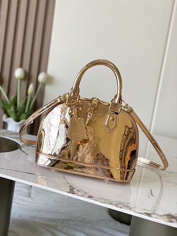 LV Ski Alma BB M26335 gold bag size 23.5 x 17.5 x 11.5 cm
