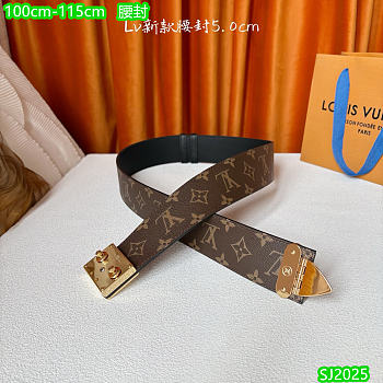 LV belt black 5cm