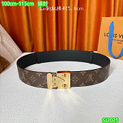 LV belt black 5cm - 3