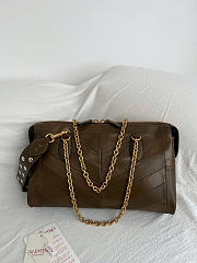 Valentino Garavani Panthea leather shoulder bag size 33x 19.5 x9cm - 6