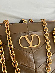 Valentino Garavani Panthea leather shoulder bag size 33x 19.5 x9cm - 5