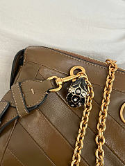 Valentino Garavani Panthea leather shoulder bag size 33x 19.5 x9cm - 3