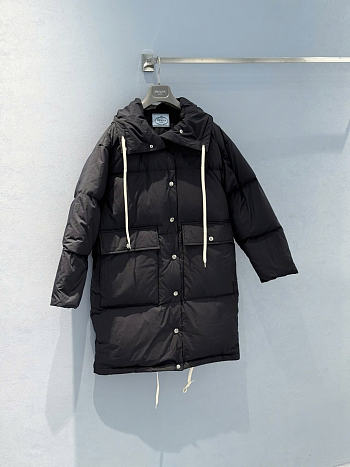 Prada long jacket black