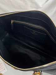 Valentino Garavani Panthea leather black shoulder bag size 33x 19.5 x9cm - 5