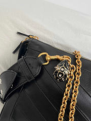 Valentino Garavani Panthea leather black shoulder bag size 33x 19.5 x9cm - 2