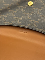 CELINE Triomphe Duo Shoulder Bag brown size 20x13x6cm - 5