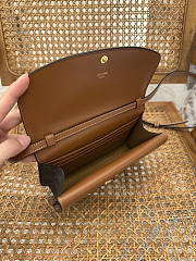 CELINE Triomphe Duo Shoulder Bag brown size 20x13x6cm - 4