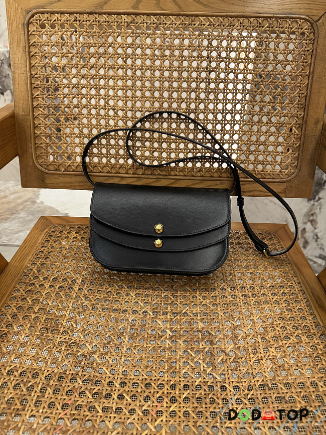 CELINE Triomphe Duo Shoulder Bag black size 20x13x6cm - 1