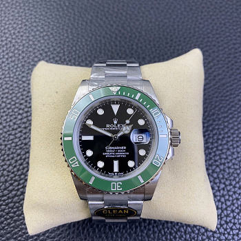 Rolex Submariner green 43mm -  silver