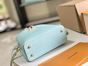 LV blue Capucines Taurillon bag size 21x14x8cm - 4