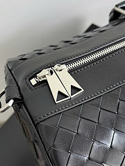 Bottegaveneta Intrecciato Duffle black bag size 55x29x24cm - 3